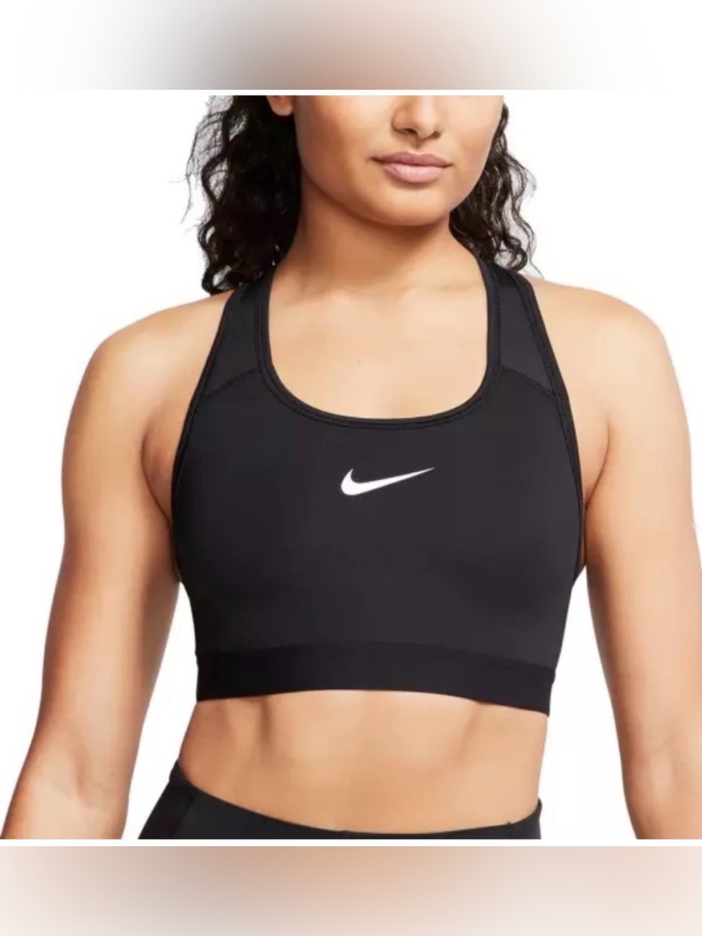 NIKE- Women’s Small- SWOOSH Bra- BLACK